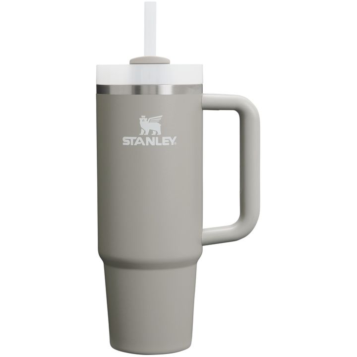 STANLEY Quencher H2.0 tumbler, 30 oz — 30-oz insulated tumbler with handle that fits cup holders.